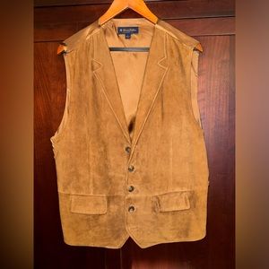 Brooks Brothers suede vest